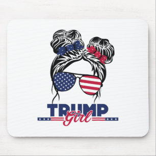 Tapis De Souris Trump Maman Jour d'investiture 2025 Messy Bun Amer