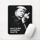 Tapis De Souris Trump Middle Finger 2026 Meme Funny (Avec souris)