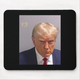 Tapis De Souris Trump Mugshot Tee - Iconique Et Drôle