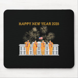 Tapis De Souris Trump Nouvel An 2025 Feu d'artifice de la Maison B