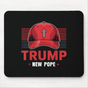 Tapis De Souris Trump Pope Le Nouveau Pape Président Veut Devenir