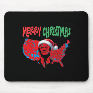 Tapis De Souris Trump Red Election Map Joyeux Noël Trump Winne