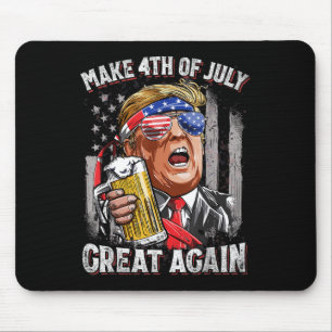 Tapis De Souris Trump rend 4 juillet grand à nouveau les hommes à