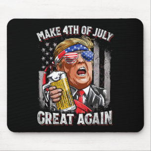 Tapis De Souris Trump rend 4 juillet grand à nouveau les hommes à