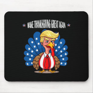 Tapis De Souris Trump rend grand l'action de grâces à nouveau l'ap