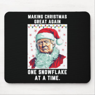 Tapis De Souris Trump Rendre Noël Grand Une Fois De Plus Un Snowfl