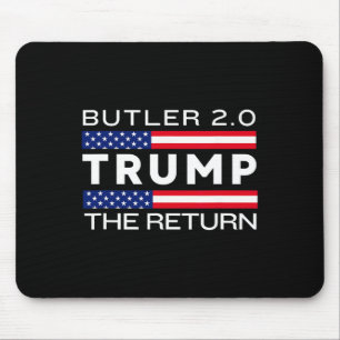Tapis De Souris Trump revient au rassemblement de Butler Fight Tru