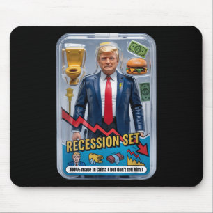 Tapis De Souris Trump Satire Survié Récession Box Set Action Fig