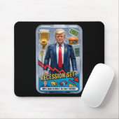 Tapis De Souris Trump Satire Survié Récession Box Set Action Fig (Avec souris)