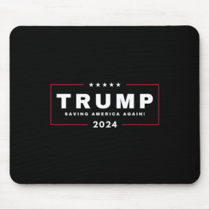 Tapis De Souris Trump sauve à nouveau l'Amérique 4 juillet 2024 Ma
