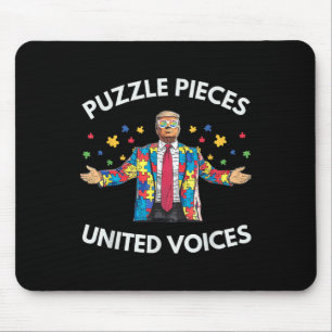 Tapis De Souris Trump Sensibilisation sur l'autisme Pour Trump L'A