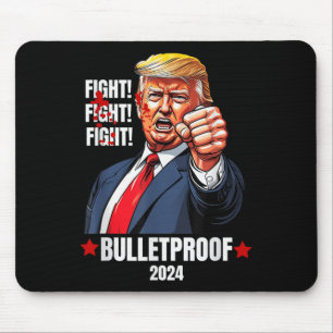 Tapis De Souris Trump Shot Bulletproof Bloody Ear Bleeding Butler