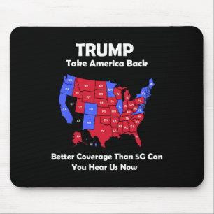 Tapis De Souris Trump Take America Byck Usa Map - Meilleure couver