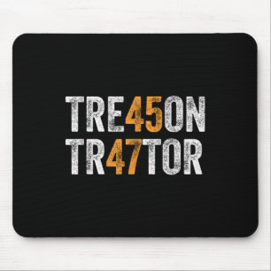 Tapis De Souris Trump Tre45on Treat Tr47tor Traitor 45 47 Vintag