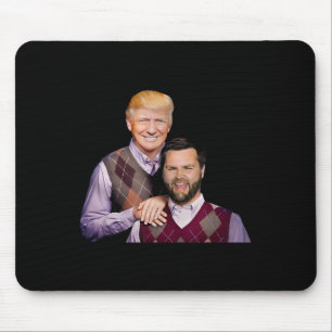 Tapis De Souris Trump Vance 2024 Frères Parodie Drôle Trump J.d.
