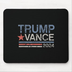 Tapis De Souris Trump Vance 2024 Retro Stripe Trump Jd Vance