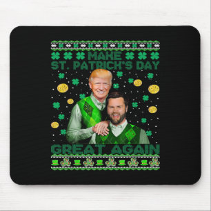 Tapis De Souris Trump Vance Brothers Funny St Patrick's Day Ugly S