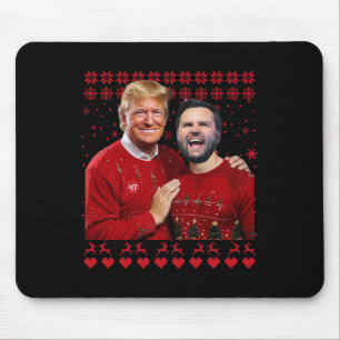 Tapis De Souris Trump Vance Frères Drôle Rouge Noël Xmas Horrible