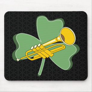 Tapis De Souris Trumpet shamrock