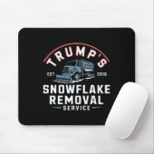 Tapis De Souris Trumps Snowflake Service de suppression Funny Trum (Avec souris)