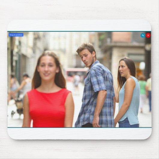 Tapis De Souris TRVMP Custom Meme Mousepad (Devant)