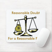 Tapis De Souris tshirtscale, doute raisonnable, pour un (Avec souris)