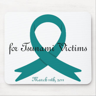 Tapis De Souris Tsunami Victims awareness ribbon