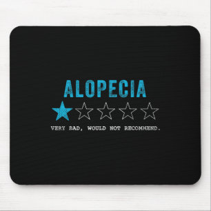 Tapis De Souris Tu Alopecia Mois de sensibilisation Costume Ribbon