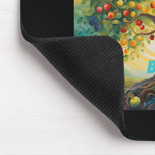 Tapis De Souris Tu Bishvat Happy New Year For Trees (Coin)