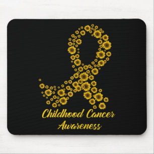 Tapis De Souris Tu Chilhood Cancer Awareness Mois Costume Jaune
