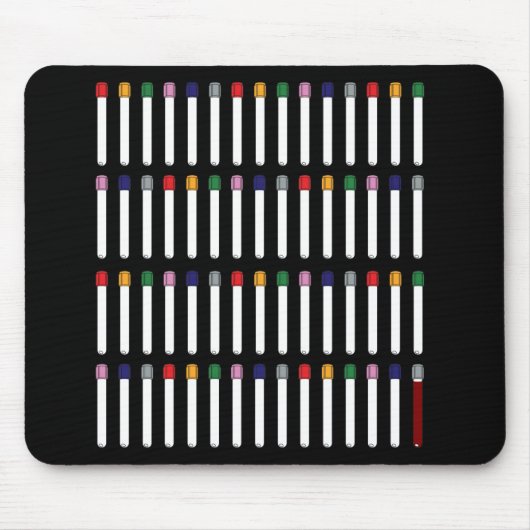 Tapis De Souris Tubes de Phlebotomy (Devant)