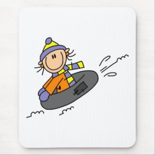 Tapis De Souris Tubing d'hiver
