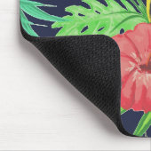 Tapis De Souris Tucan tropical et forêt tropicale Feuille (Coin)