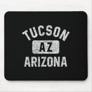 Tapis De Souris Tucson Az Arizona Gym Style Perdu Blanc Impression