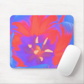 Tapis De Souris Tulipe fluorescente Mousepad (Avec souris)