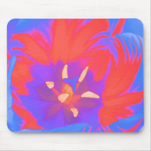 Tapis De Souris Tulipe fluorescente Mousepad