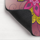 Tapis De Souris Tulipe marron Mousepad (Coin)