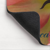 Tapis De Souris Tulipe rose et jaune (Coin)