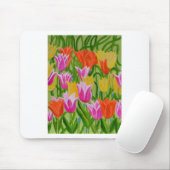 Tapis De Souris Tulipes (Avec souris)