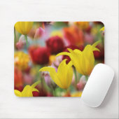 Tapis De Souris Tulipes au printemps (Avec souris)