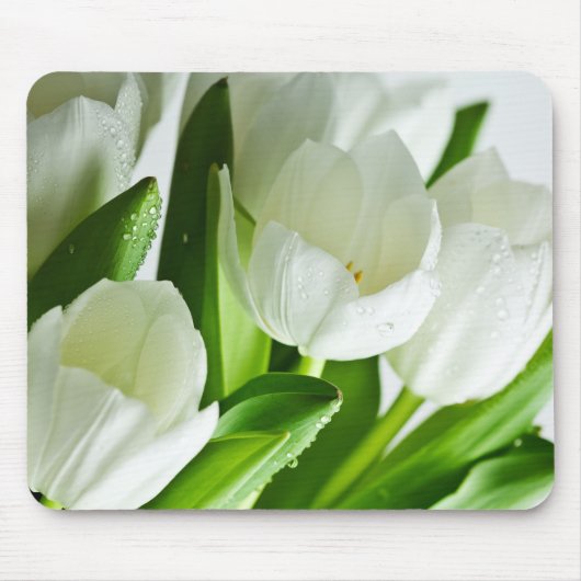 Tapis De Souris Tulipes blanches (Devant)