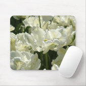 Tapis De Souris Tulipes blanches (Avec souris)