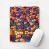 Tapis De Souris Tulipes colorées (Avec souris)