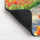 Tapis De Souris Tulipes dans le parc (Coin)