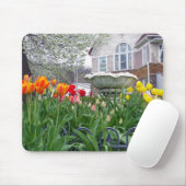 Tapis De Souris Tulipes de printemps (Avec souris)