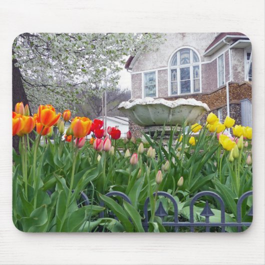 Tapis De Souris Tulipes de printemps (Devant)