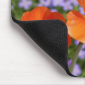 Tapis De Souris Tulipes orange (Coin)