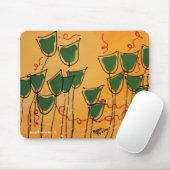 Tapis de souris - tulipes par Soco Freire (Avec souris)