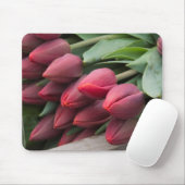 Tapis De Souris Tulipes printanières fraîches (Avec souris)