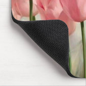 Tapis de souris Tulipes roses (Coin)